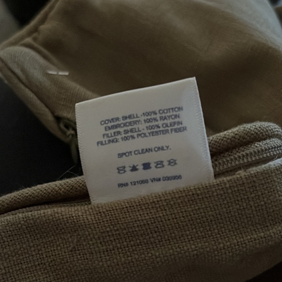 Happy Chic by Jonathan Adler Yellow, Beaded Pillow Approx 17”x17”, polyfill - Picture 14 of 15